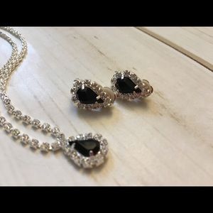 Silver Necklace & Earring Set
